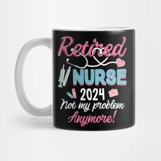 Retired Nurse est 2024 Retirement Gifts For Nurses Men Women Mug